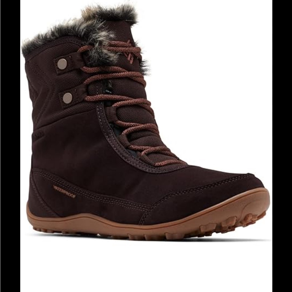 Columbia Minx Shorty Leather womens Snow Boot size 8